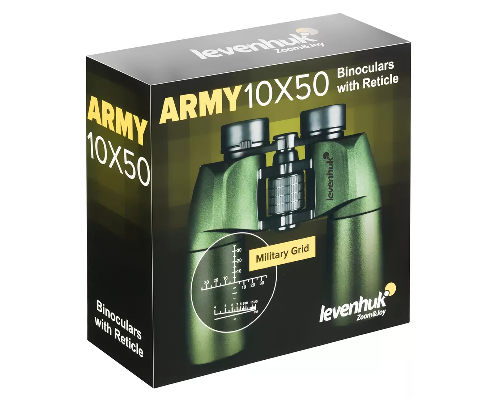 Бинокъл с решетка Levenhuk Army 10x50 13