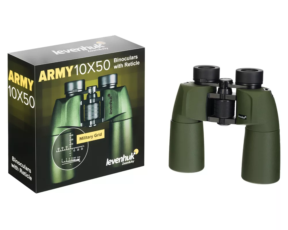 Бинокъл с решетка Levenhuk Army 10x50 5