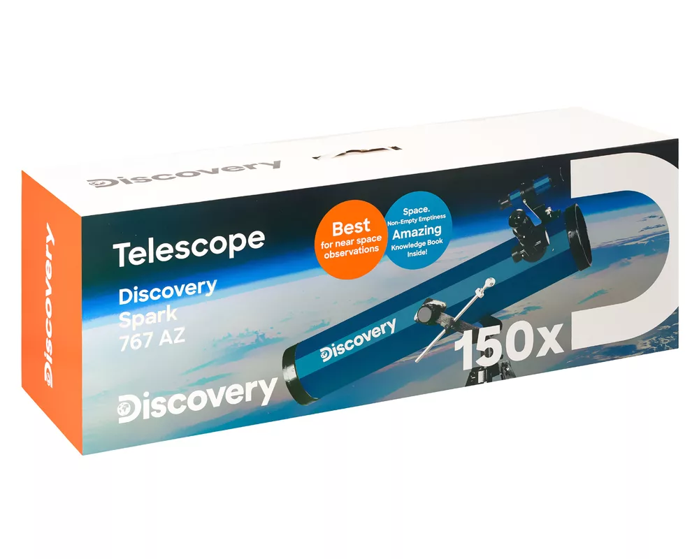 Телескоп Levenhuk Discovery Spark 767 AZ с книга 15