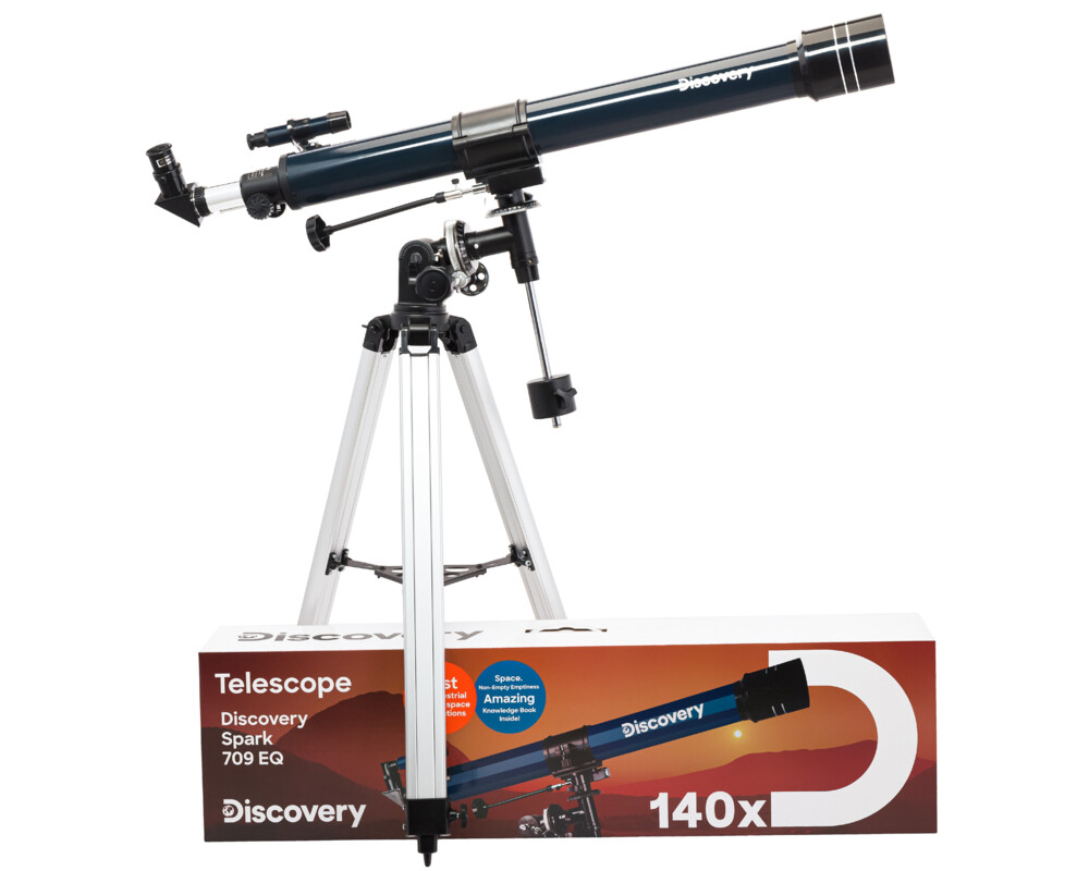 Телескоп Levenhuk Discovery Spark 709 EQ с книга 2