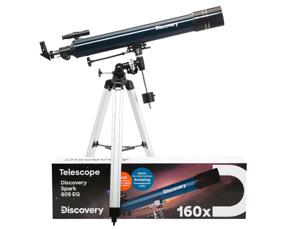 Телескоп Levenhuk Discovery Spark 809 EQ с книга 2