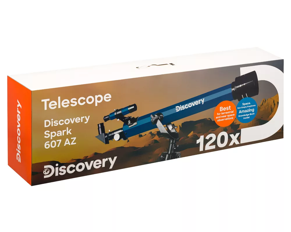 Телескоп Levenhuk Discovery Spark 607 AZ с книга 15
