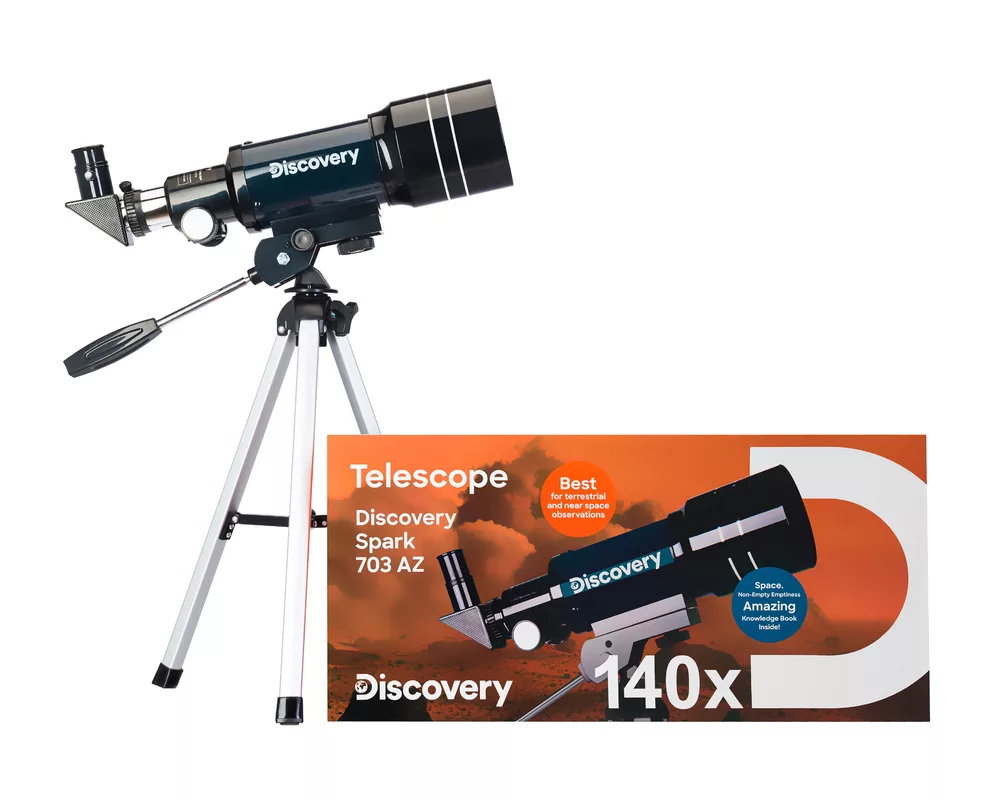 Телескоп Levenhuk Discovery Spark 703 AZ с книга 2