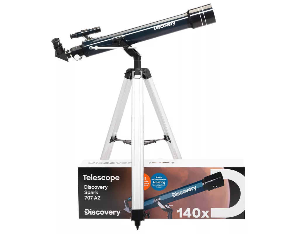 Телескоп Levenhuk Discovery Spark 707 AZ с книга 2