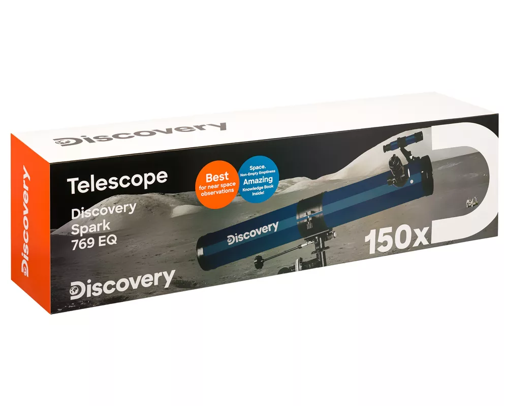 Телескоп Levenhuk Discovery Spark 769 EQ с книга 15