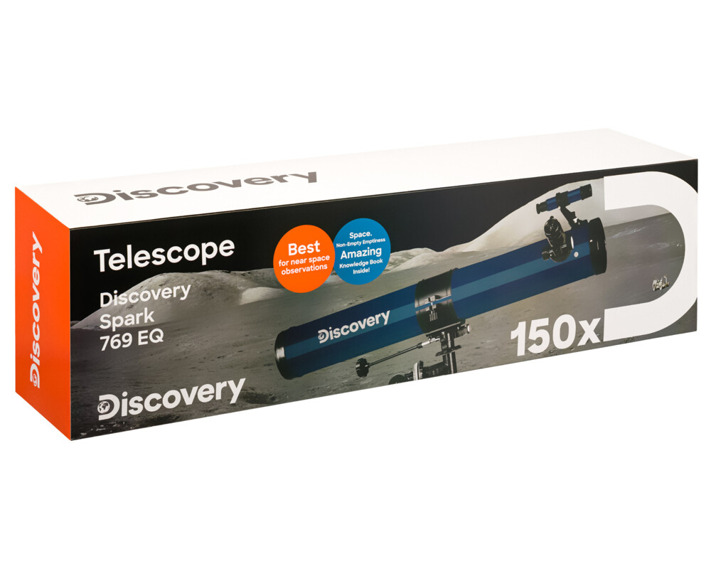 Телескоп Levenhuk Discovery Spark 769 EQ с книга 15