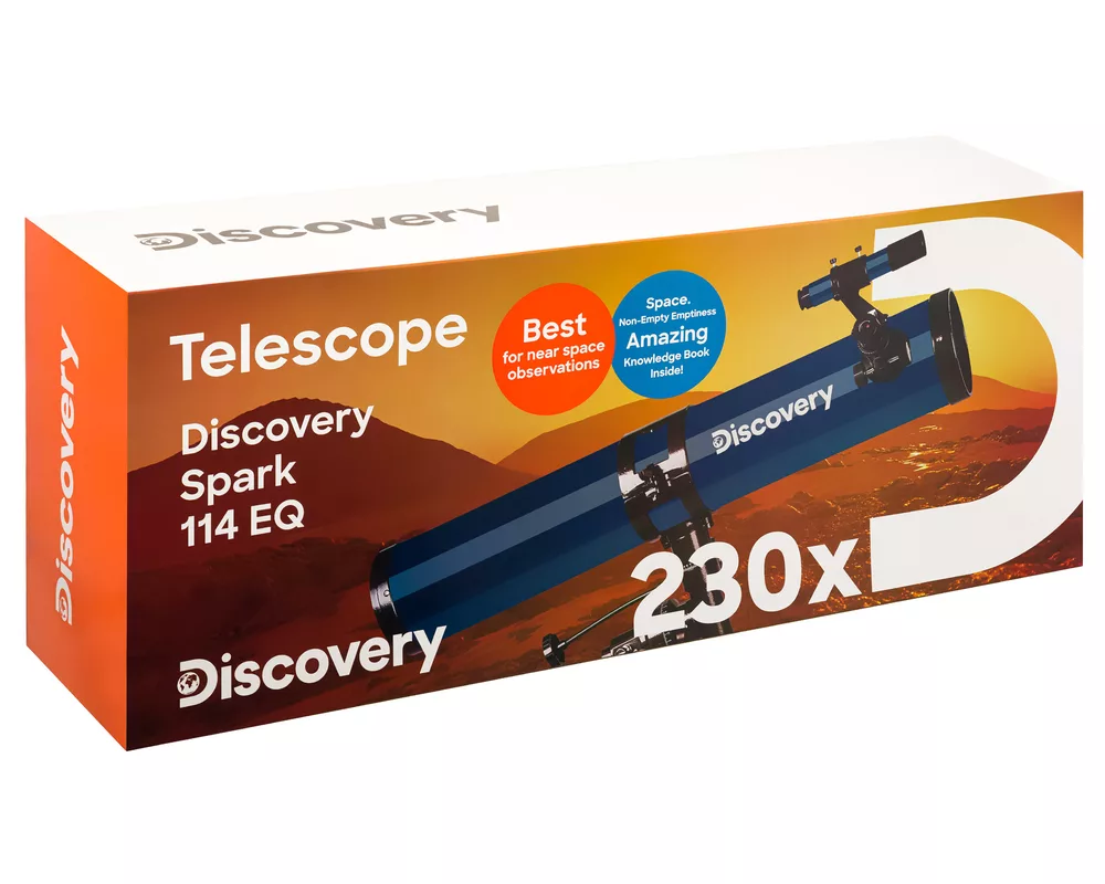 Телескоп Levenhuk Discovery Spark 114 EQ с книга 15