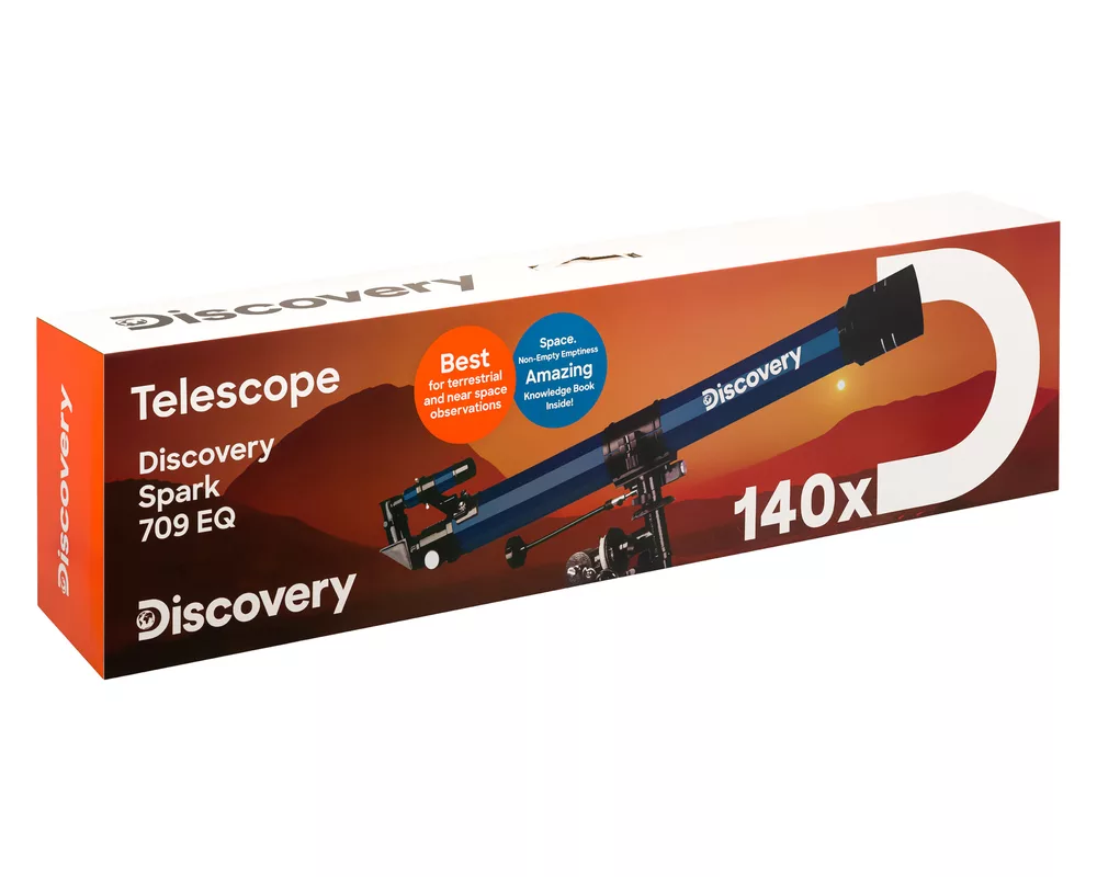Телескоп Levenhuk Discovery Spark 709 EQ с книга 15