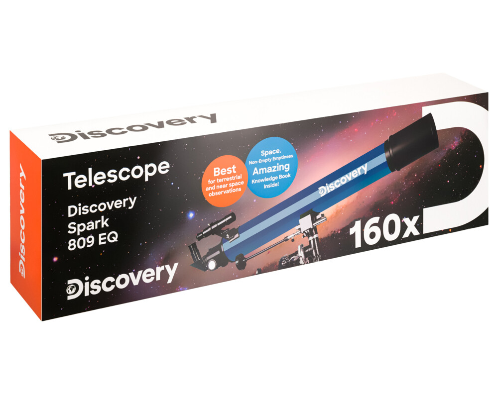 Телескоп Levenhuk Discovery Spark 809 EQ с книга 15