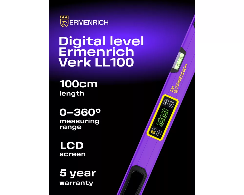 Нивелир Цифров нивелир Ermenrich Verk LL100 12