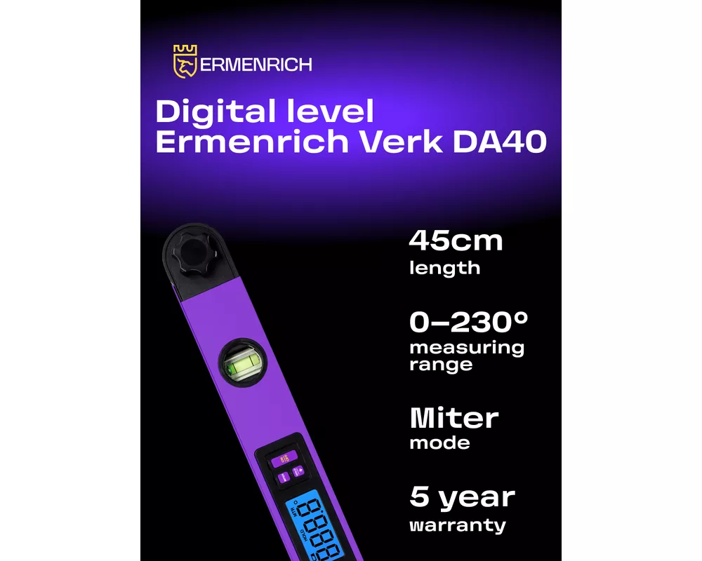 Нивелир Цифров ъгломер Ermenrich Verk DA40 13