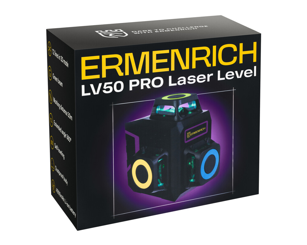 Нивелир Лазерен нивелир Ermenrich LV50 PRO 21
