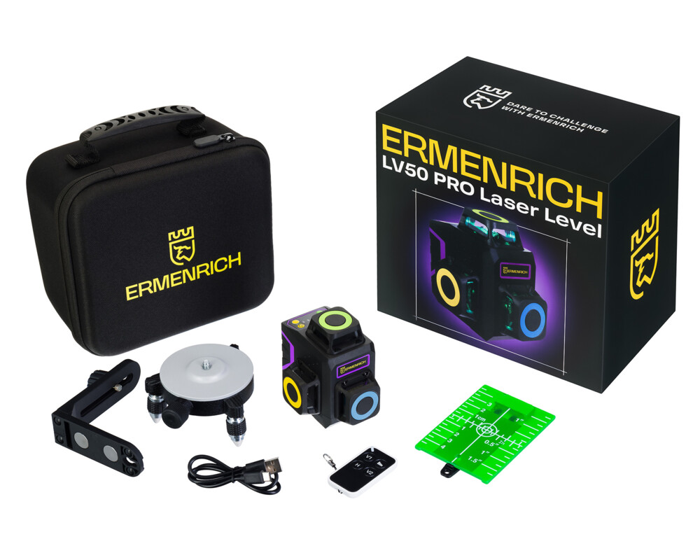 Нивелир Лазерен нивелир Ermenrich LV50 PRO 2