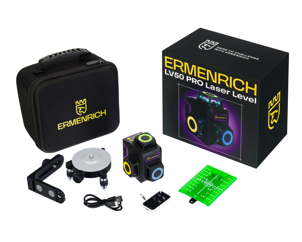 Нивелир Лазерен нивелир Ermenrich LV50 PRO 13