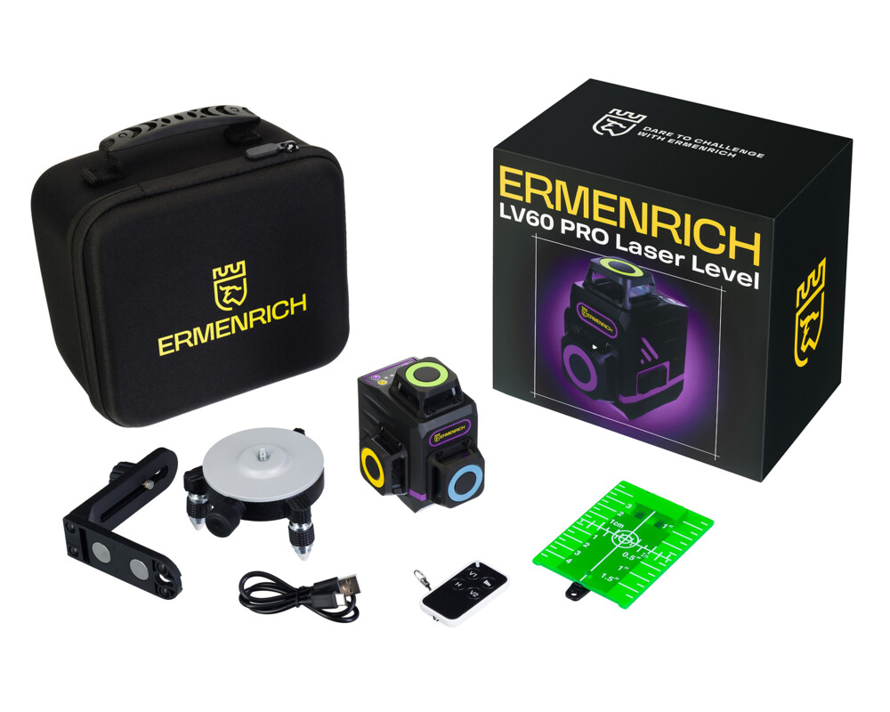 Нивелир Лазерен нивелир Ermenrich LV60 PRO 14