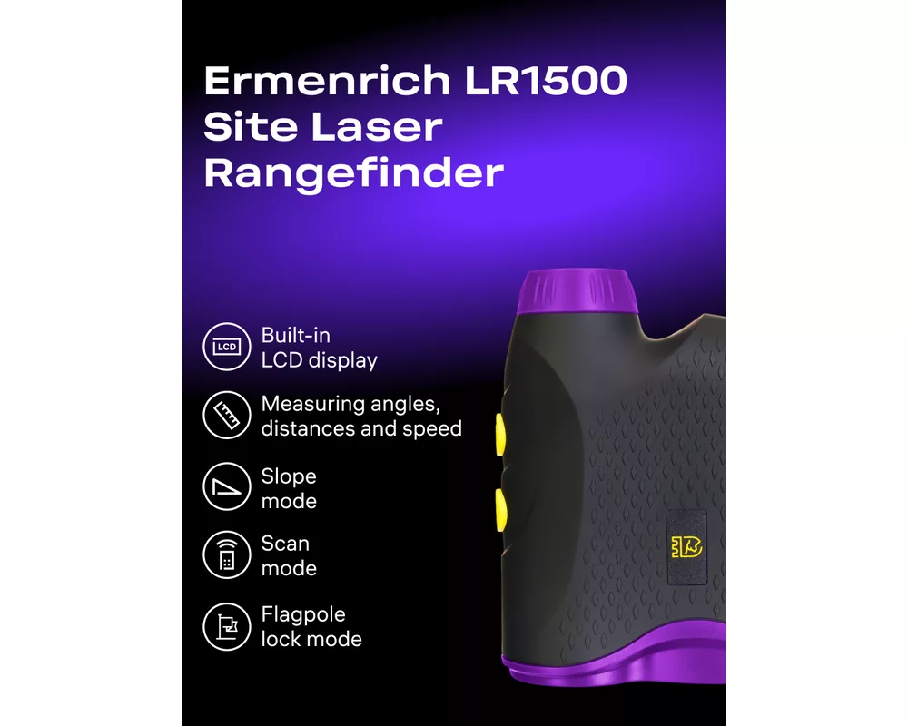 Далекомер Строителен лазерен далекомер Ermenrich LR1500 13