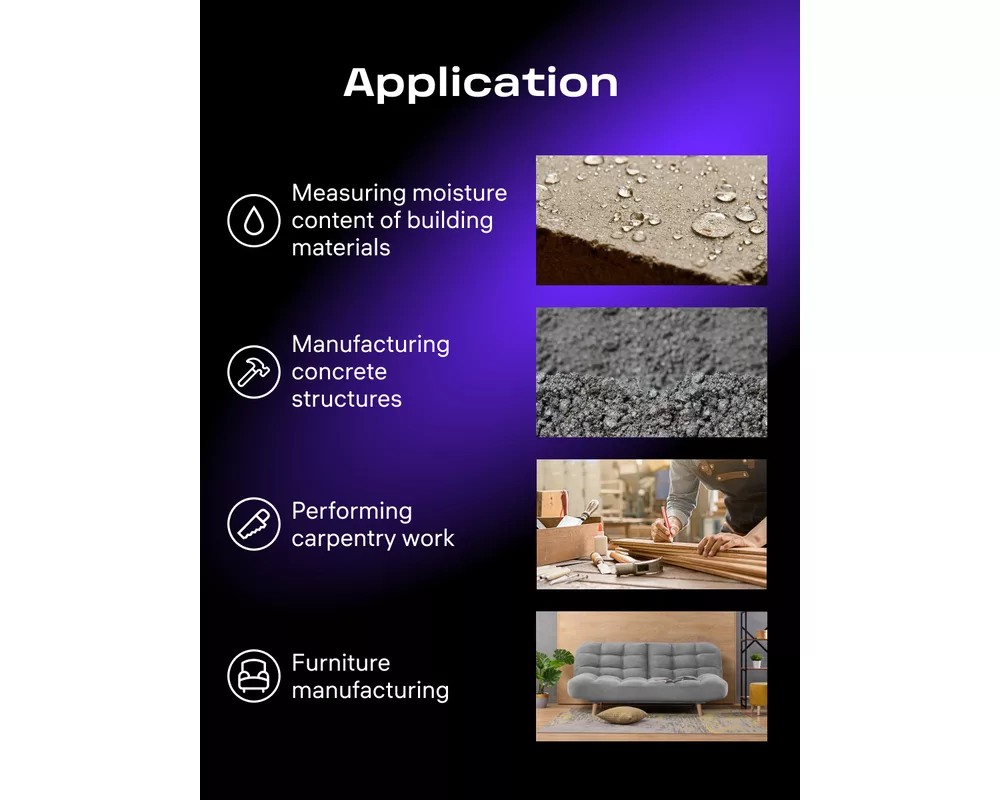 Влагомер Детектор за влага Ermenrich Wett MW40 14