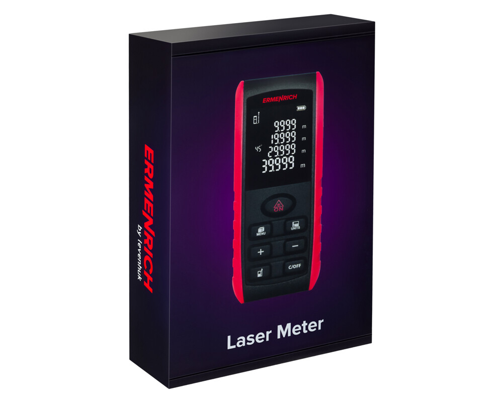 Ролетка Лазерен измерител Ermenrich Reel GE100 6
