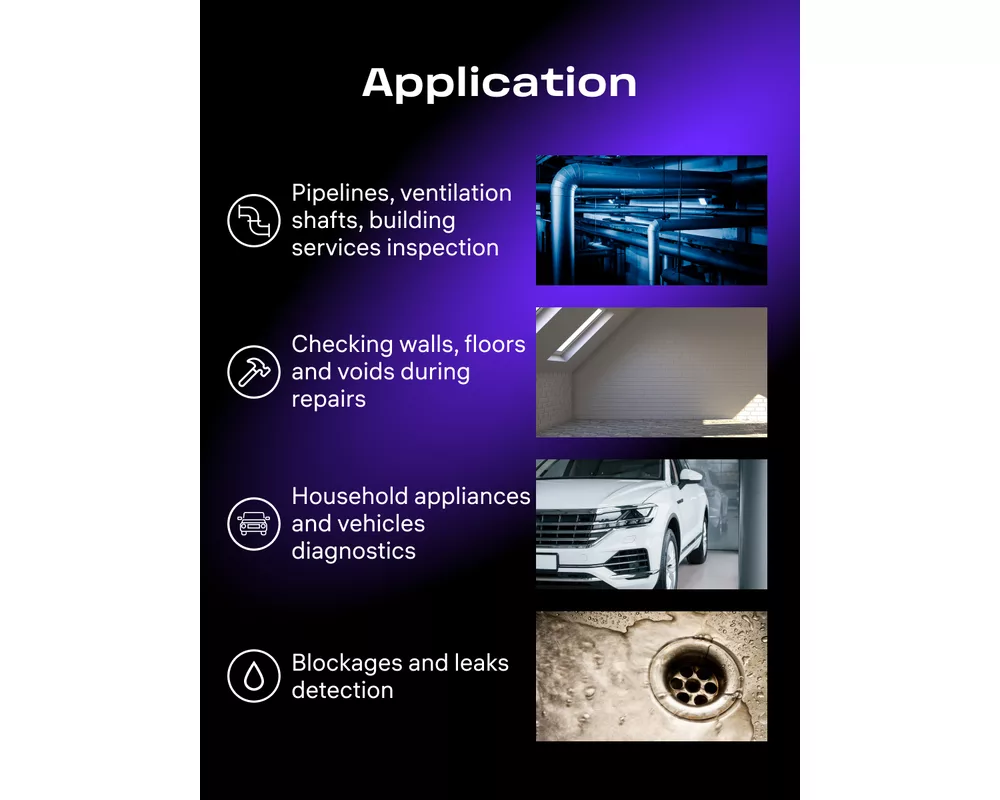 Ендоскоп Индустриален ендоскоп Ermenrich Seek VE60 24