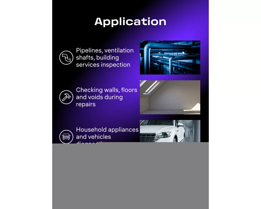 Ендоскоп Индустриален ендоскоп Ermenrich Seek VE60 28