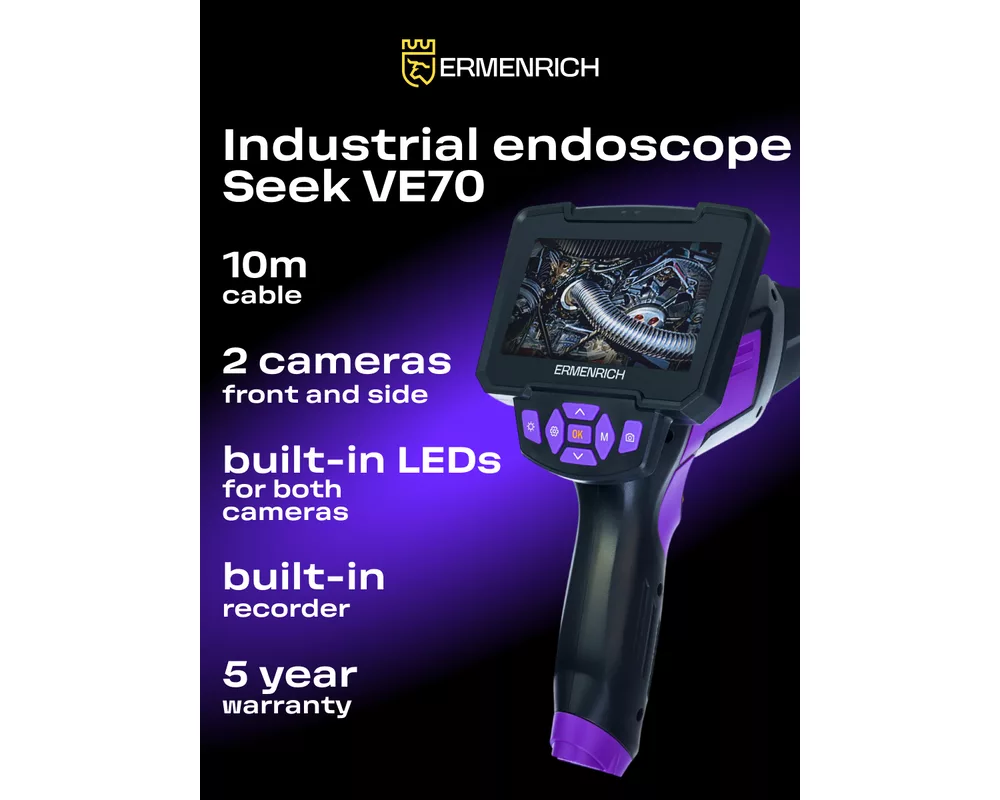 Ендоскоп Индустриален ендоскоп Ermenrich Seek VE70 21