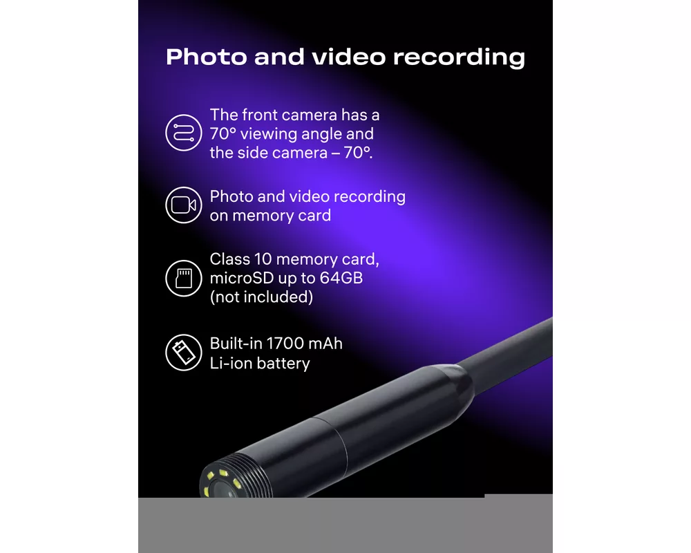 Ендоскоп Индустриален ендоскоп Ermenrich Seek VE70 22