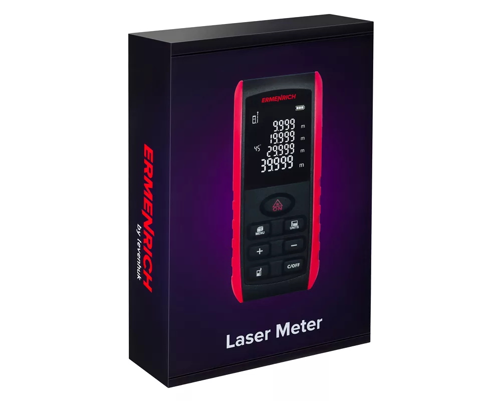 Ролетка Лазерен измерител Ermenrich Reel GE80 6
