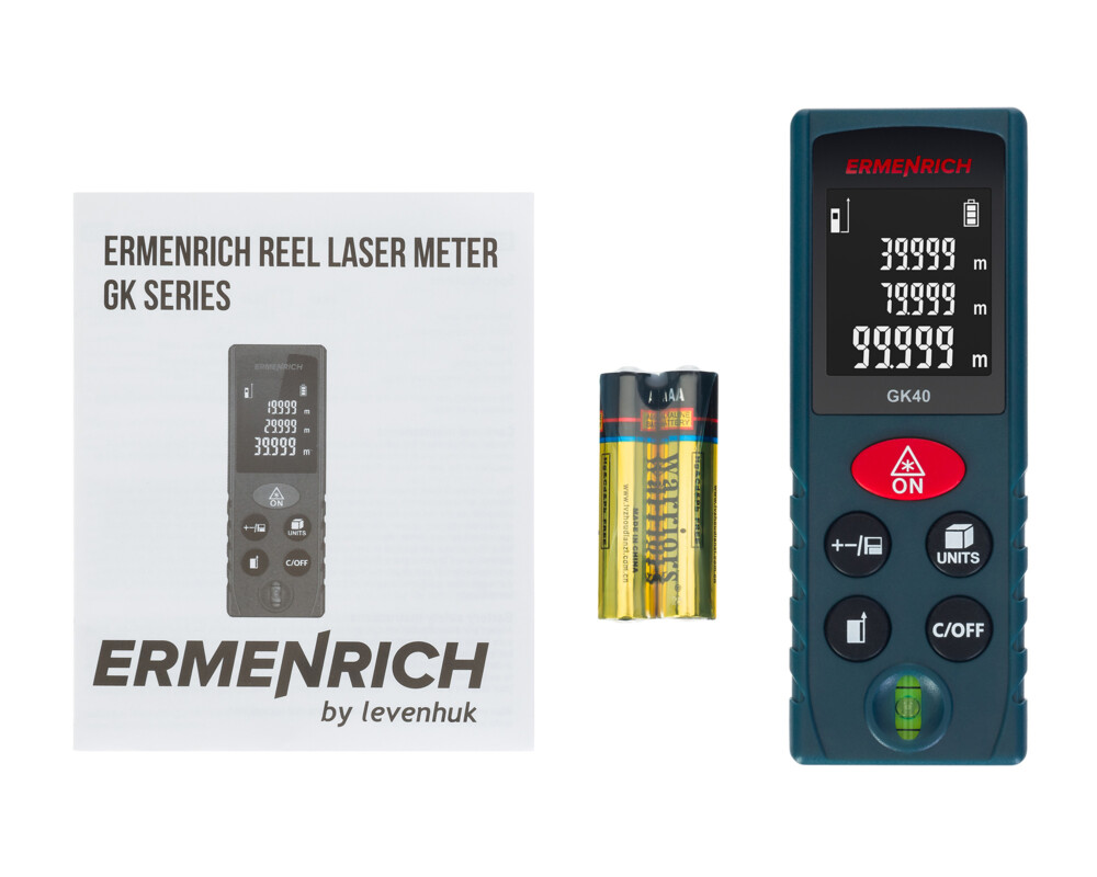 Ролетка Лазерен измерител Ermenrich Reel GK40 2