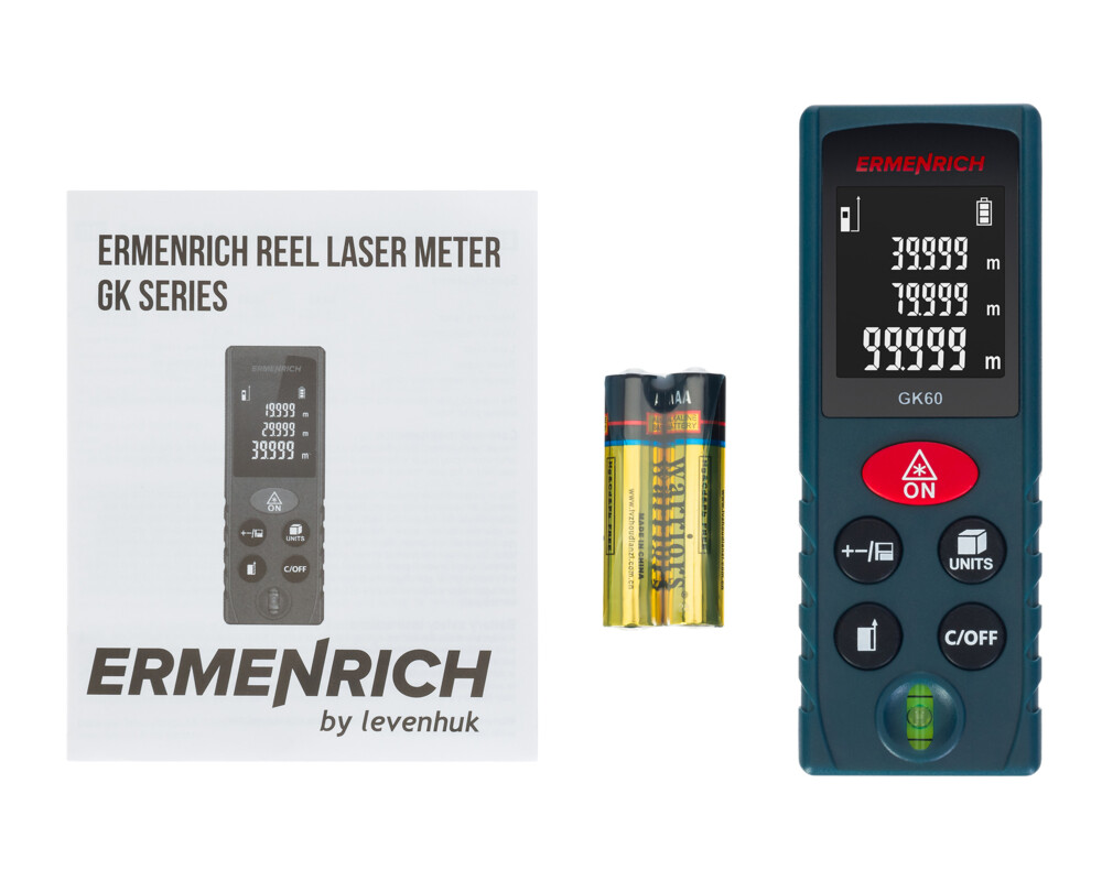 Ролетка Лазерен измерител Ermenrich Reel GK60 2