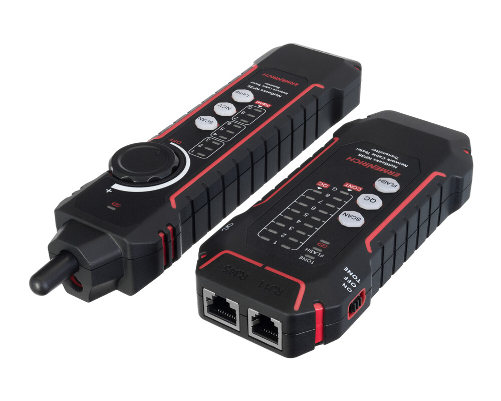 Мрежов инструмент Тестер за мрежови кабели Ermenrich NetGeeks NP35 18