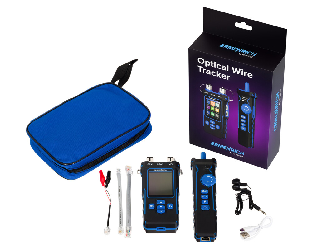 Мрежов инструмент Оптичен търсач за кабели Ermenrich NetGeeks NP60 2