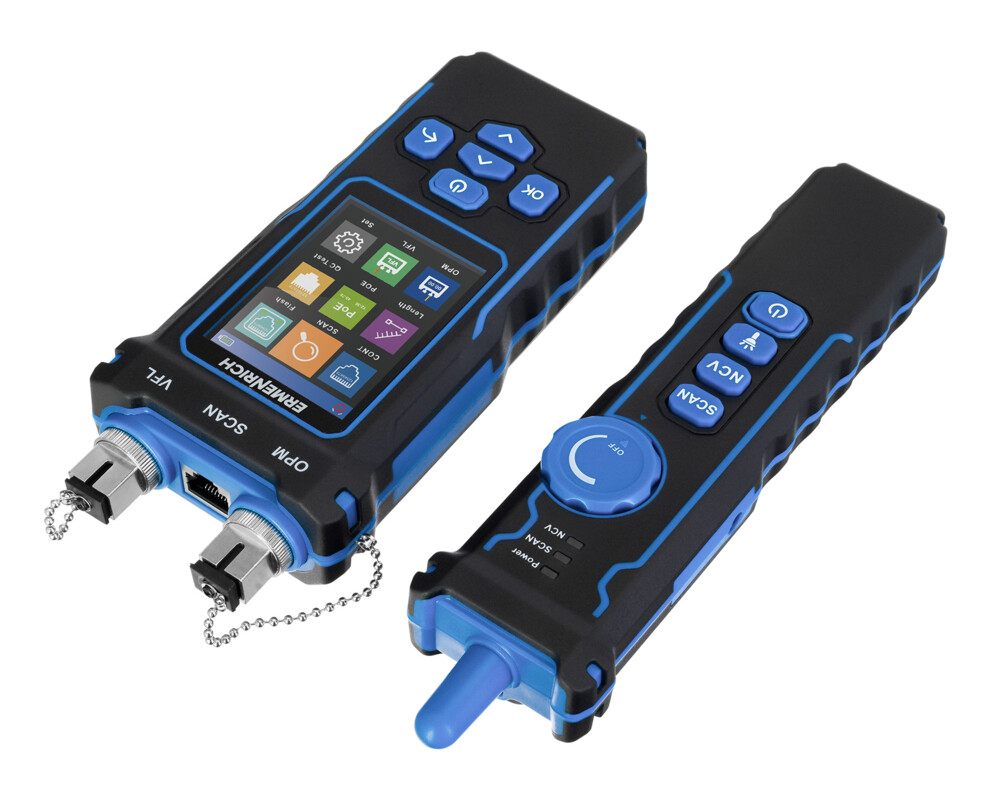 Мрежов инструмент Оптичен търсач за кабели Ermenrich NetGeeks NP60 7