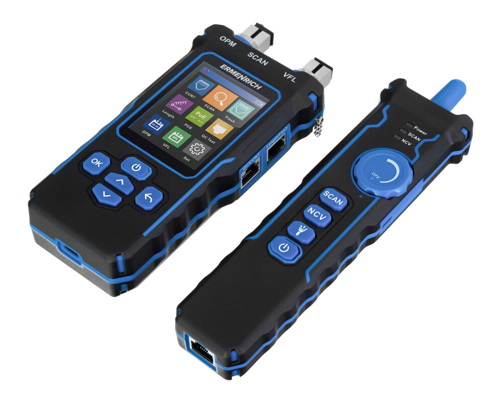 Мрежов инструмент Оптичен търсач за кабели Ermenrich NetGeeks NP60 6