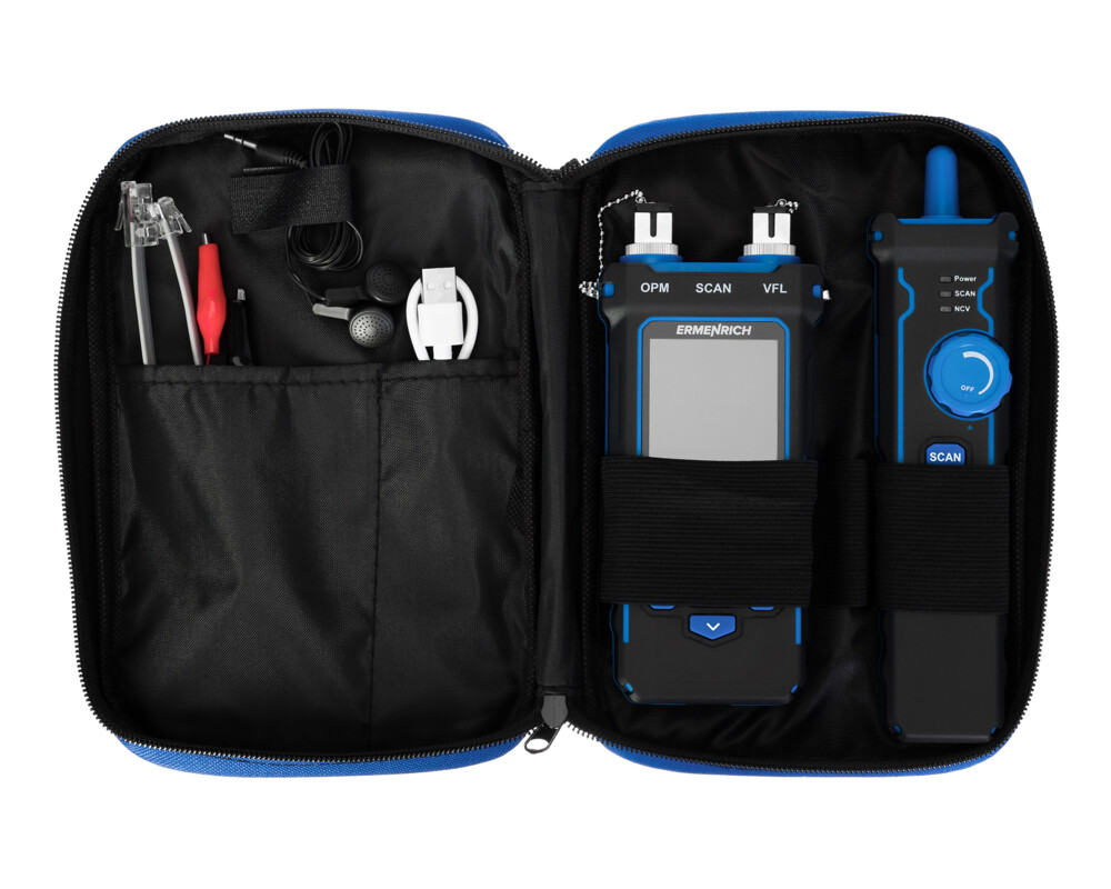 Мрежов инструмент Оптичен търсач за кабели Ermenrich NetGeeks NP60 3