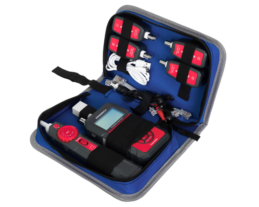 Мрежов инструмент Тестер за кабели Ermenrich Ping SM110 3