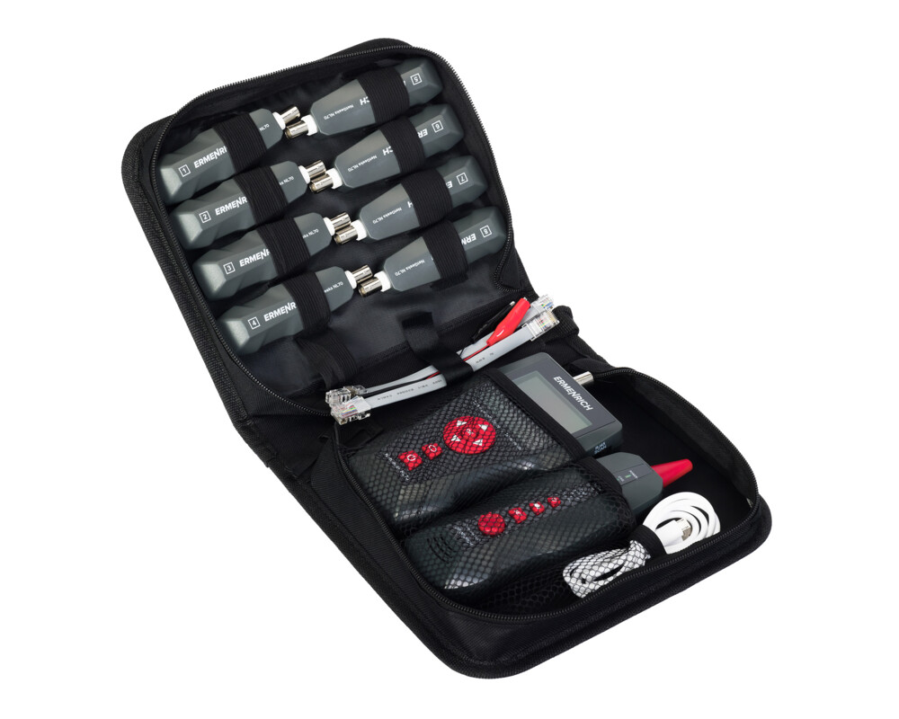 Мрежов инструмент Тестер за дължина на кабели Ermenrich NetGeeks NL70 3