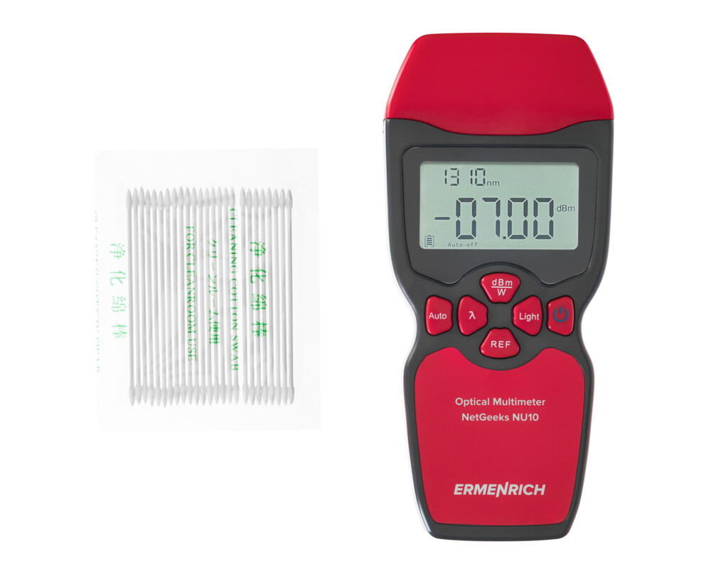 Мрежов инструмент Оптичен мултиметър Ermenrich NetGeeks NU10 2