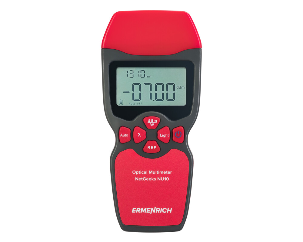 Мрежов инструмент Оптичен мултиметър Ermenrich NetGeeks NU10 4