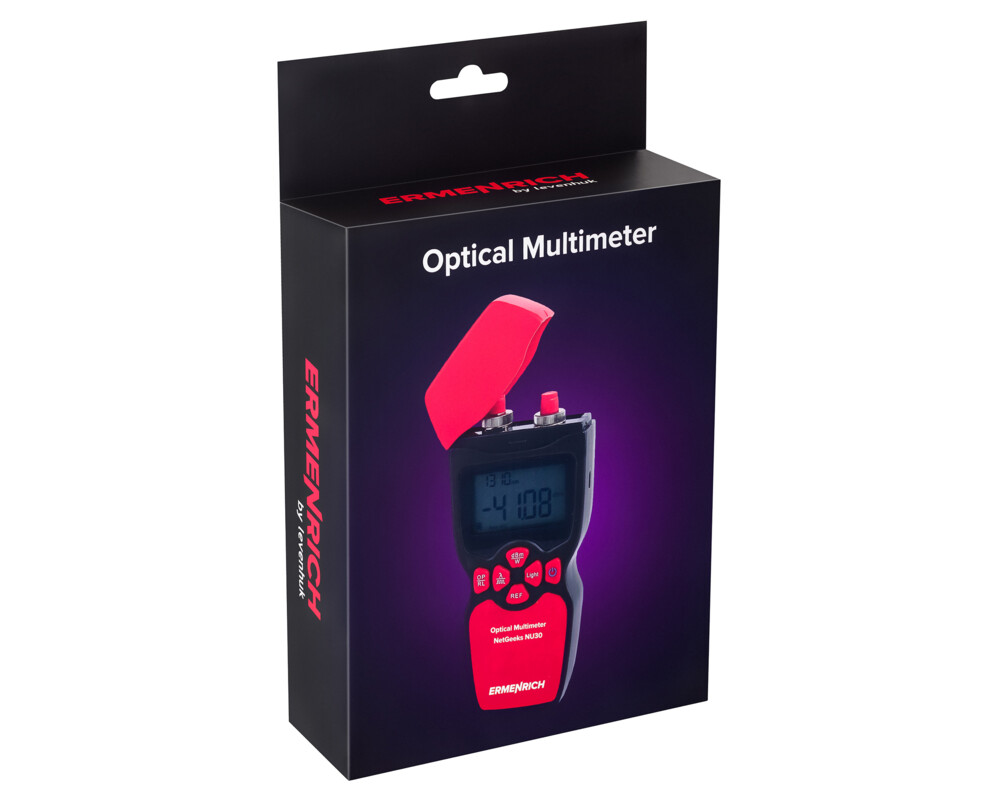 Мрежов инструмент Оптичен мултиметър Ermenrich NetGeeks NU30 9