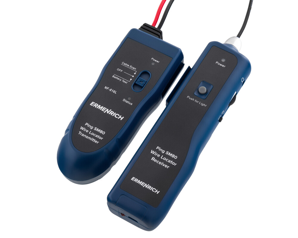Детектор за издатини Локатор на подземни проводници Ermenrich Ping SM80 3