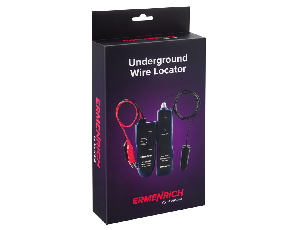 Детектор за издатини Локатор на подземни проводници Ermenrich Ping SM80 8