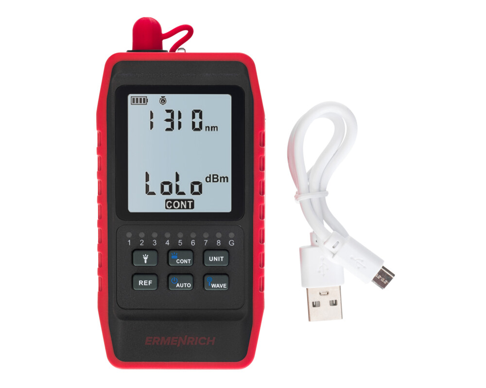 Мрежов инструмент Оптичен мултиметър Ermenrich NetGeeks NU20 2