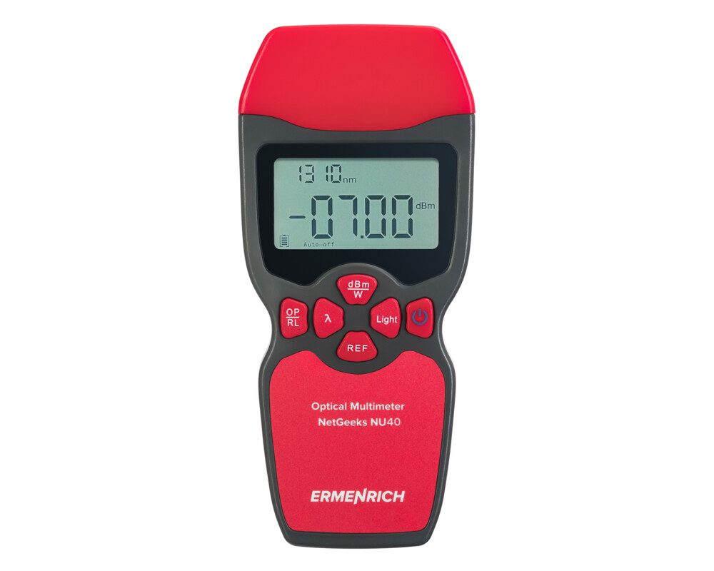 Мрежов инструмент Оптичен мултиметър Ermenrich NetGeeks NU40 4