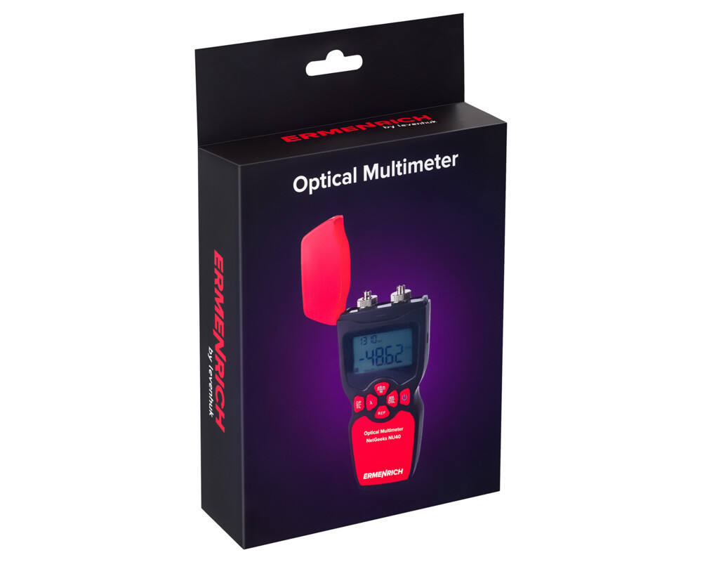 Мрежов инструмент Оптичен мултиметър Ermenrich NetGeeks NU40 9