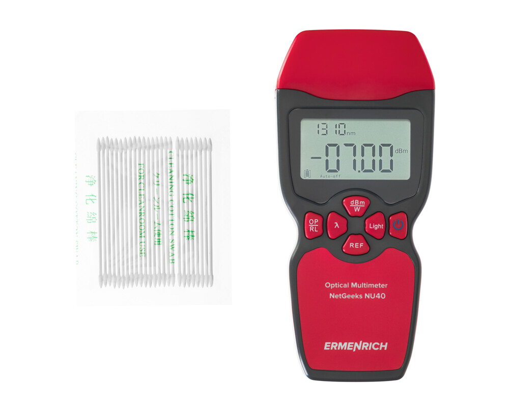 Мрежов инструмент Оптичен мултиметър Ermenrich NetGeeks NU40 2