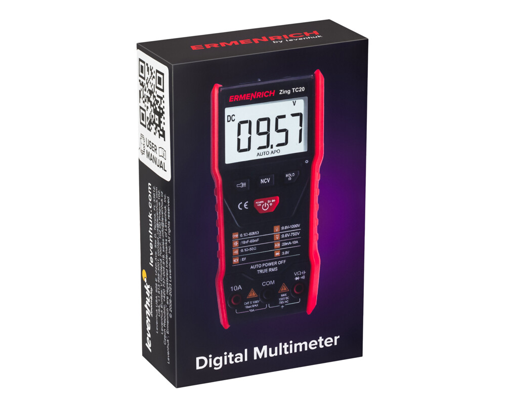 Мултицет Цифров мултиметър Ermenrich Zing TC20 7