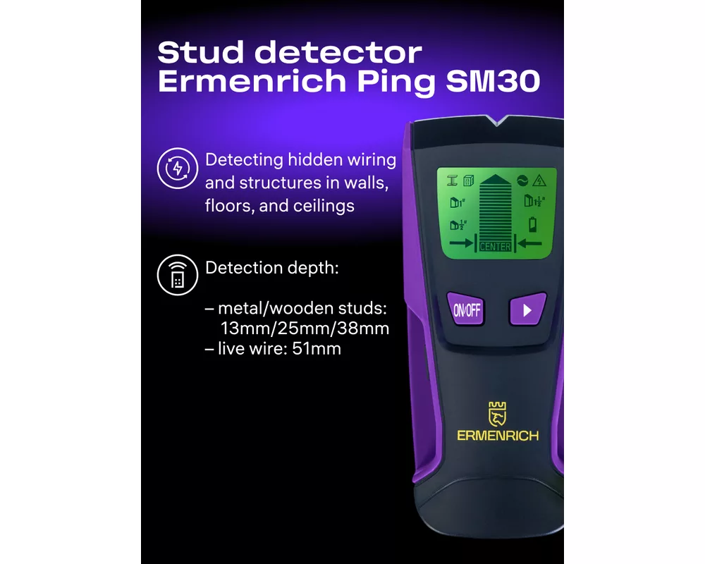 Детектор за издатини Детектор за издатини Ermenrich Ping SM30 10