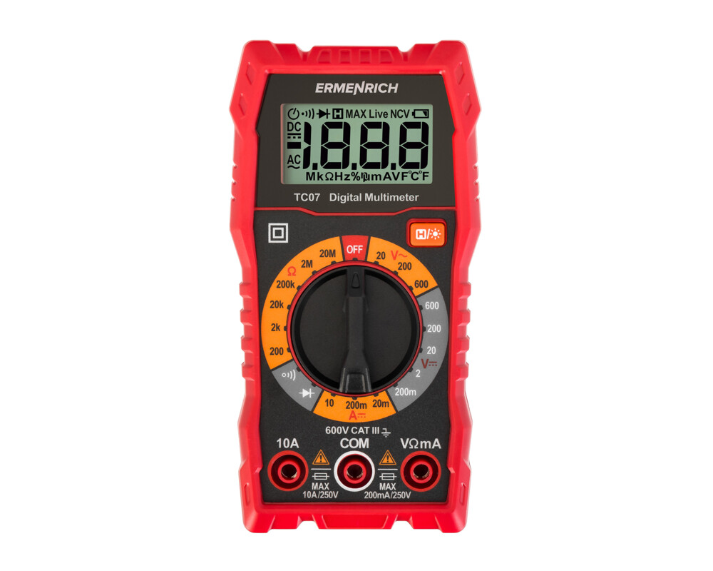 Мултицет Цифров мултиметър Ermenrich Zing TC07 2