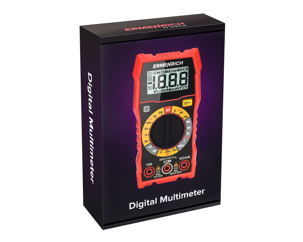 Мултицет Цифров мултиметър Ermenrich Zing TC07 6