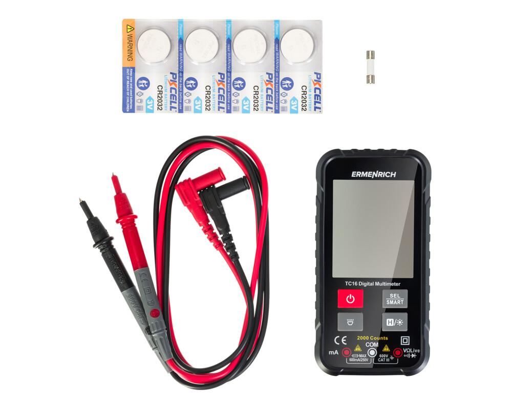 Мултицет Цифров мултиметър Ermenrich Zing TC16 7